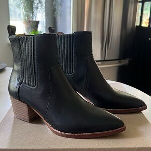 NIB Madewell Wester Chelsea Leather Boots